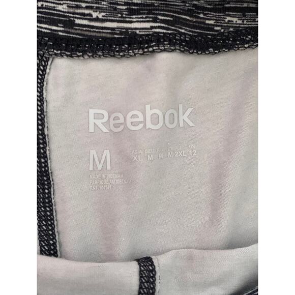 Reebok capri crop space dye leggings womens medium new with tags - Picture 3 of 5